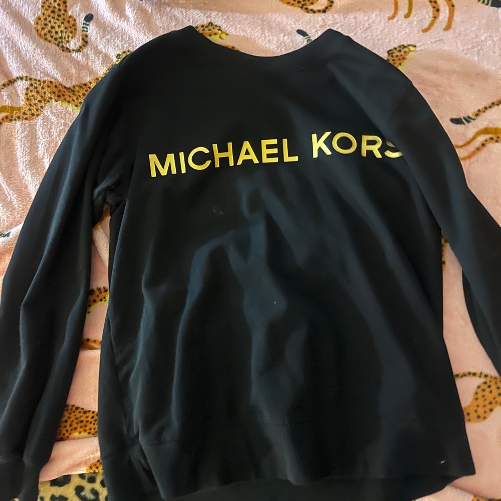Black michael kors sweatshirt